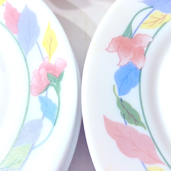 8 PC Arcopal France Salad Plate 8” Diameter. Made in France. Beautiful. - Picture 5 of 7